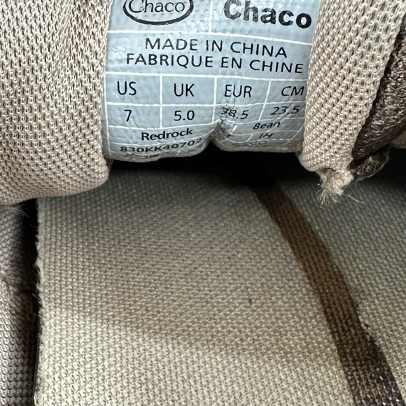 Chaco Women's Trail Walking Shoes Size 7 Brown Redrock - Picture 13 of 15